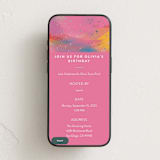 "Galaxy Rainbow" - Online Kids Birthday Invitations in Candy by Katie Zimpel - Mobile layout