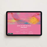 "Galaxy Rainbow" - Online Kids Birthday Invitations in Candy by Katie Zimpel - Desktop layout