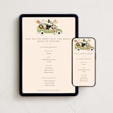 "Birthday Bus" - Online Kids Birthday Invitations in Sour Apple by Shiny Penny Studio - Mobile + desktop layout