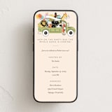 "Birthday Bus" - Online Kids Birthday Invitations in Sour Apple by Shiny Penny Studio - Mobile layout