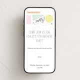 "Details details" - Online Kids Birthday Invitations in Cotton Candy by Jennifer Wick - Mobile layout