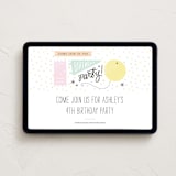 "Details details" - Online Kids Birthday Invitations in Cotton Candy by Jennifer Wick - Desktop layout