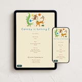 "confetti crew" - Online Kids Birthday Invitations in Sugar Cookie by Jennifer Wick - Mobile + desktop layout