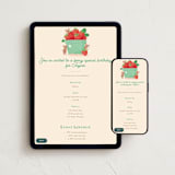 "Berry special" - Online Kids Birthday Invitations in Vanilla by Jennifer Wick - Mobile + desktop layout