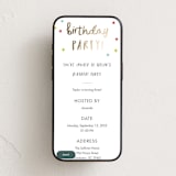 "Confetti bash" - Online Kids Birthday Invitations in Bubblegum by Stacey Meacham - Mobile layout