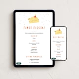 "1st Fiesta" - Online Kids Birthday Invitations in Spicy by Itsy Belle Studio - Mobile + desktop layout