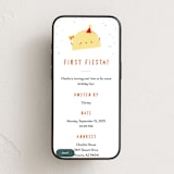 "1st Fiesta" - Online Kids Birthday Invitations in Spicy by Itsy Belle Studio - Mobile layout