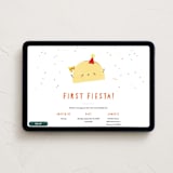 "1st Fiesta" - Online Kids Birthday Invitations in Spicy by Itsy Belle Studio - Desktop layout