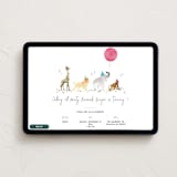 "Party Animals Marching to the Music" - Online Kids Birthday Invitations in Gumdrops by Maggie Maeve - Desktop layout