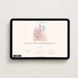 "princess fairytale castle" - Online Kids Birthday Invitations in Carnation by Phrosné Barwood - Desktop layout
