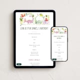 "Party Dinos" - Online Kids Birthday Invitations in Forest by Sarah Knight - Mobile + desktop layout