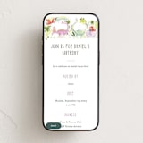 "Party Dinos" - Online Kids Birthday Invitations in Forest by Sarah Knight - Mobile layout