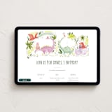 "Party Dinos" - Online Kids Birthday Invitations in Forest by Sarah Knight - Desktop layout