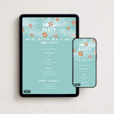 "Pool Party" - Online Kids Birthday Invitations in Palm Springs by Robert and Stella - Mobile + desktop layout