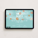"Pool Party" - Online Kids Birthday Invitations in Palm Springs by Robert and Stella - Desktop layout