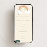 "Rainbow Birthday" - Online Kids Birthday Invitations in Sand by Kiersten Garner - Mobile layout