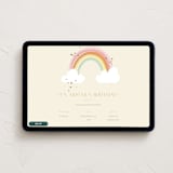 "Rainbow Birthday" - Online Kids Birthday Invitations in Sand by Kiersten Garner - Desktop layout