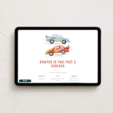 "Two Fast" - Online Kids Birthday Invitations in Racing Red by Jessie Steury - Desktop layout