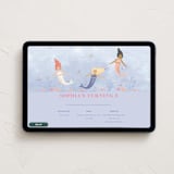 "lets be mermaid" - Online Kids Birthday Invitations in Lake by Karidy Walker - Desktop layout