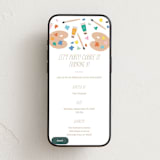 "let's pARTy!" - Online Kids Birthday Invitations in Frost by Ellen Schlegelmilch - Mobile layout