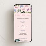 "butterfly kisses" - Online Kids Birthday Invitations in Petal by Karidy Walker - Mobile layout