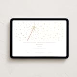 "Magical wand" - Online Kids Birthday Invitations in Cotton Candy by Jackie Crawford - Desktop layout