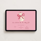 "Happy Purr-day" - Online Kids Birthday Invitations in Berry by Vivian Yiwing - Desktop layout