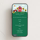 "Barnyard Birthday" - Online Kids Birthday Invitations in Garden by Jackie Crawford - Mobile layout