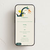 "Party Dragon" - Online Kids Birthday Invitations in Vanilla by Nadia Hassan - Mobile layout