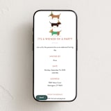 "Real Wiener" - Online Kids Birthday Invitations in Bark by Itsy Belle Studio - Mobile layout