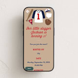 "Little Slugger" - Online Kids Birthday Invitations in Patriotic by One Swell Studio - Mobile layout