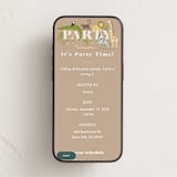 "safari party animals" - Online Kids Birthday Invitations in Linen by Karidy Walker - Mobile layout