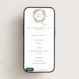 "Floral Crown" - Online Kids Birthday Invitations in Rose by Karidy Walker - Mobile layout