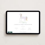 "Magical" - Online Kids Birthday Invitations in Plum by Lori Wemple - Desktop layout