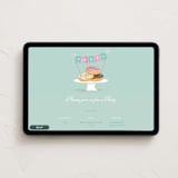 "Everyone Loves Donuts" - Online Kids Birthday Invitations in Neptune by Kerry Doyle - Desktop layout
