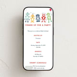 "robots" - Online Kids Birthday Invitations in Confetti by peetie design - Mobile layout