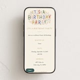 "Sprinkle Dots" - Online Kids Birthday Invitations in Brights by Inkblot Design - Mobile layout