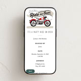 "birthday rider" - Online Kids Birthday Invitations in Candy Apple by Rebecca Durflinger - Mobile layout