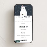 "party bear" - Online Kids Birthday Invitations in Navy by Karidy Walker - Mobile layout