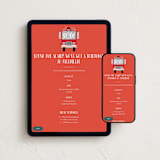 "Sound the Alarm Firetruck" - Online Kids Birthday Invitations in Fire by Alethea and Ruth - Mobile + desktop layout