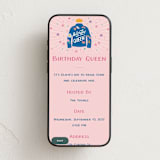 "Birthday Queen" - Online Kids Birthday Invitations in Rose Quartz by Jess Miller Draws - Mobile layout