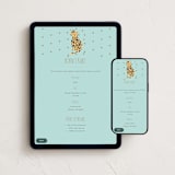 "Born 2 Rule" - Online Kids Birthday Invitations in Sky by Teju Reval - Mobile + desktop layout