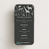 "Get Wild" - Online Kids Birthday Invitations in Ink by Jessie Steury - Mobile layout
