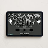 "Get Wild" - Online Kids Birthday Invitations in Ink by Jessie Steury - Desktop layout
