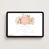 "Banner announcement" - Online Kids Birthday Invitations in Petal by Jennifer Wick - Desktop layout