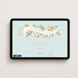 "Rites of spring" - Online Kids Birthday Invitations in Seaglass by Jennifer Wick - Desktop layout