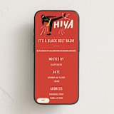 "HIYA Valentine" - Online Kids Birthday Invitations in Sunset by Shiny Penny Studio - Mobile layout
