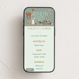 "Woodland Celebration" - Online Kids Birthday Invitations in Sage by Karidy Walker - Mobile layout