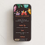 "Monsters" - Online Kids Birthday Invitations in Skittles by Morgan Kendall - Mobile layout