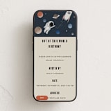 "Out of this World" - Online Kids Birthday Invitations in Apollo by Maja Cunningham - Mobile layout